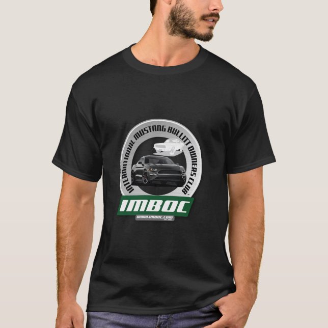 IMBOC '19 Black (Men) - Black T-Shirt (Frente)