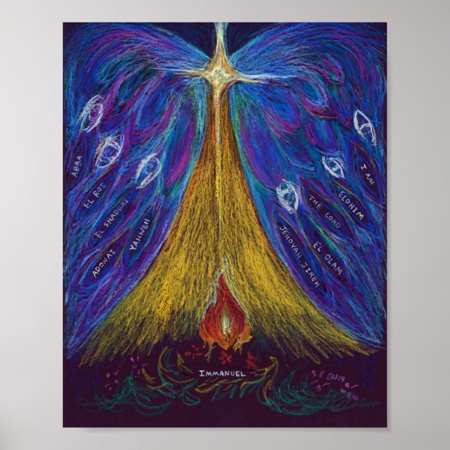 Immanuel Oil Pastel de Christina Wert, Poster (Frente)