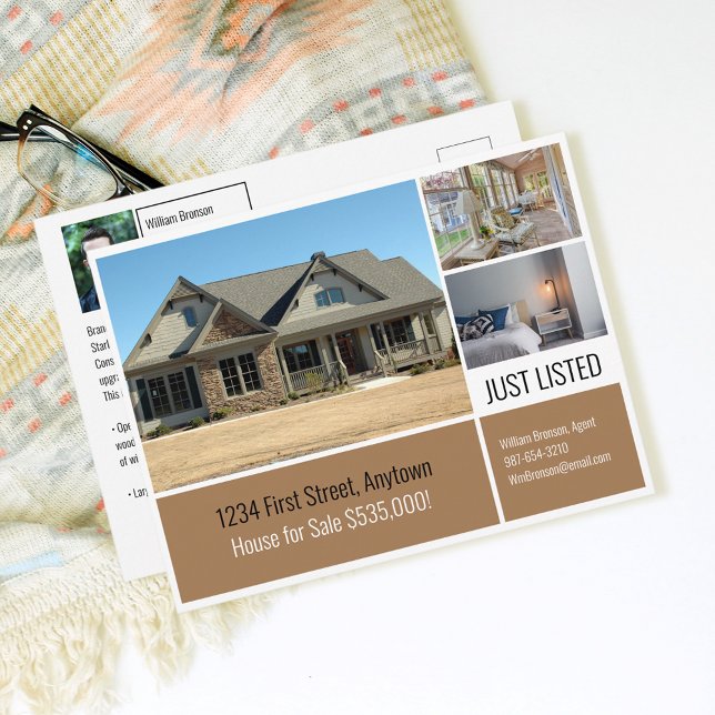 Imobiliário Mala direta Suntan Beige Cartão postal (Criador carregado)