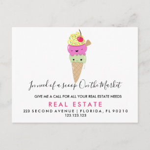 imobiliário Remessas de Enchimento Anúncio Cartão 