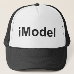 iModel não iPhone ou iPad divertida com Boné hum