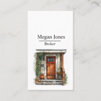 Imóveis, corretor, Cartão de visita de corretor