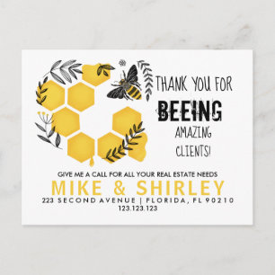 Imóveis Open House Honey Bee Pop por Cartão Postal
