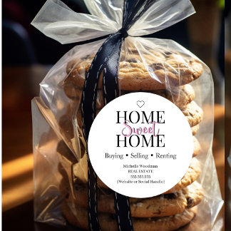 Imóvel Dulce Lar Adesivo de Biscoito |