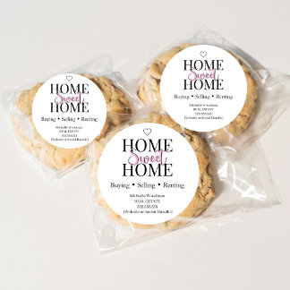 Imóvel Dulce Lar Etiqueta de Cookie |