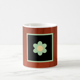Imóvel Marrom, Caneca de Café Floral