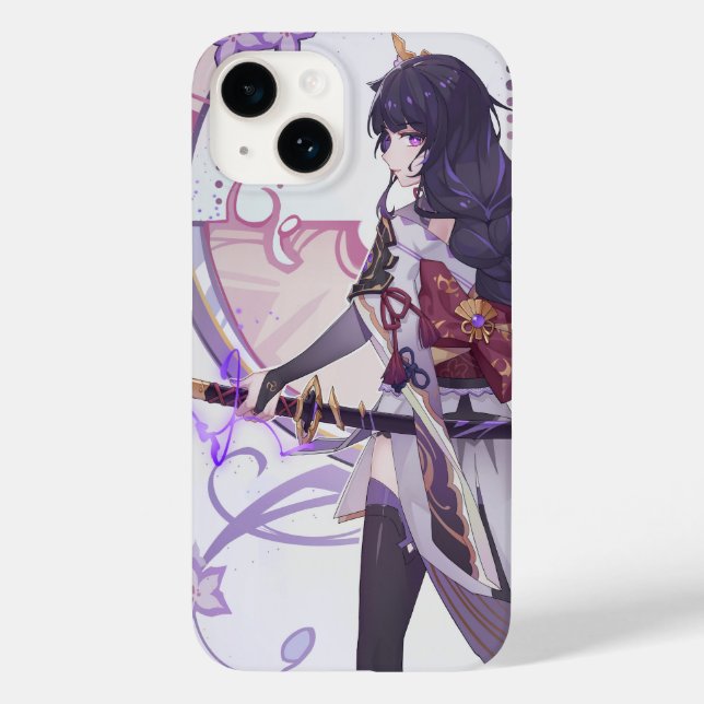 Impacto genshin Folhas de sakura Baal (Verso)