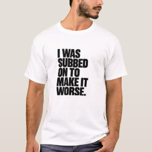Impacto Sub-Memorial Tee - Camisa Humor do Caos de