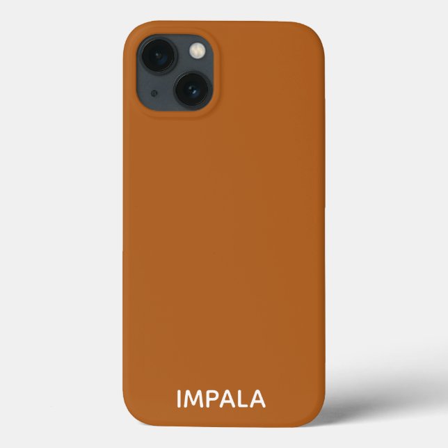 Impala castanho nome cor Case-Mate capas de iphone (Verso)