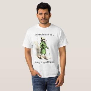 Impawtance de ser um t-shirt do cavalheiro