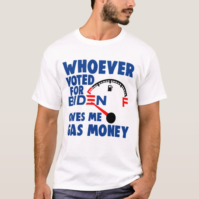 Impeach Biden, Que Já Votou T-Shirt (Frente)