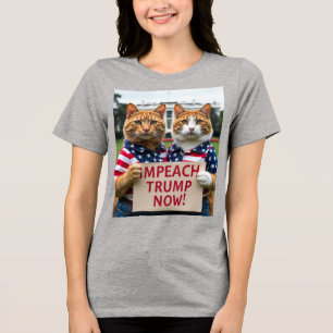 Impeach Trump Agora Dois Gatos De Camisa Tripla