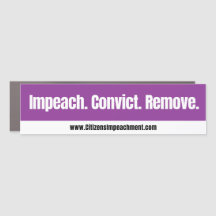 Impeachment Condenar Remover ímã de carro