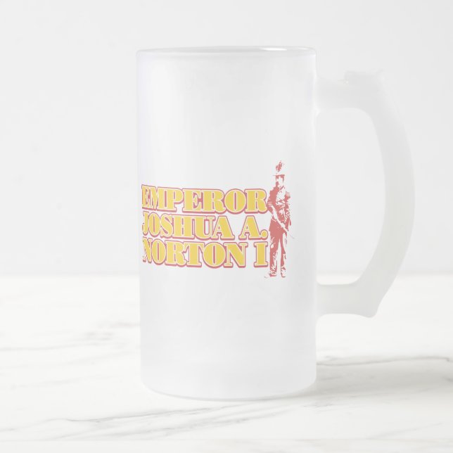 Imperador Joshua A.Norton mim caneca do vidro de (Direita)