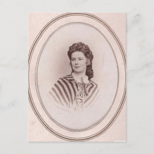 Imperatriz Elisabeth Áustria - Sissi, Sisi Cartão  (Frente)
