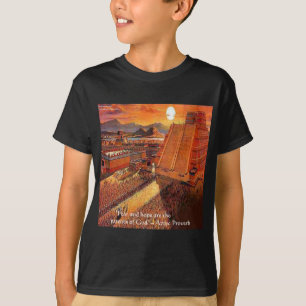 Império Asteca & Presentes de Provérbios Camisetas