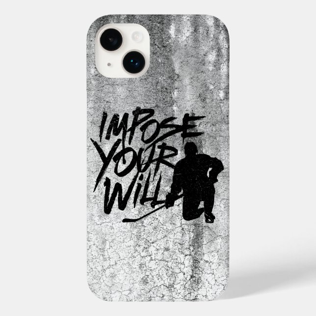 Imponha a sua capas de iphone de casaco (Hockey) (Verso)