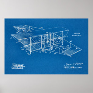 Impressão 1911 do desenho da arte da patente do