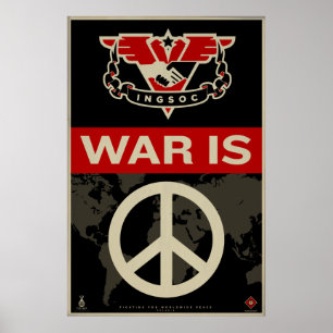 Impressão 1984 da propaganda de INSOC