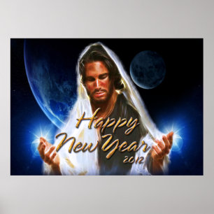 Impressão 2012 do feliz ano novo C