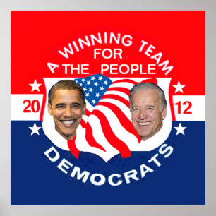 Impressão 2012 do POSTER de Obama
