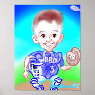Impressão 2014 da caricatura de Jimmy