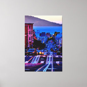 IMPRESSÃO 40 X 60 CENIC SAN FRANCISCO CITY CANVAS