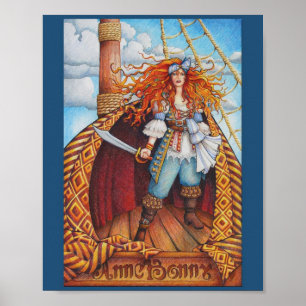 Impressão 8 x 10 de Anne Bonny