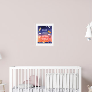 impressão 8x10 - Oração Noturna de Criança