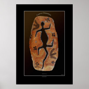 Impressão Aborígene-denominado Dreamtime da arte