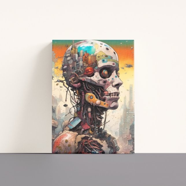Impressão abstrato Anatômica Ciborgue (Criador carregado)