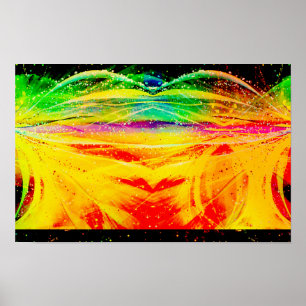 Impressão abstrato Astronômica Aranha