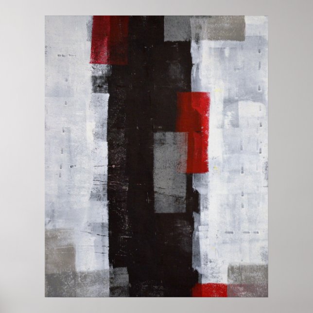 impressão Abstrato de 'Triagem de potência' (Frente)