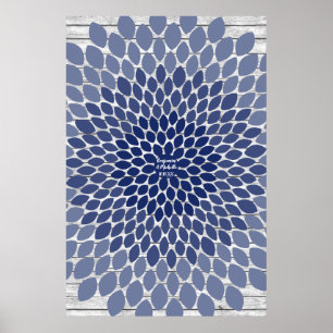 Impressão Alternativa ao Livro de Visitas - Flor-