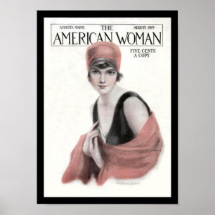 Impressão americano do compartimento 1919 da