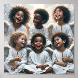 Impressão Angel Kidz, Papel Poster de Valor (Matte