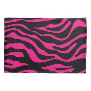 Impressão animal das listras da zebra do rosa