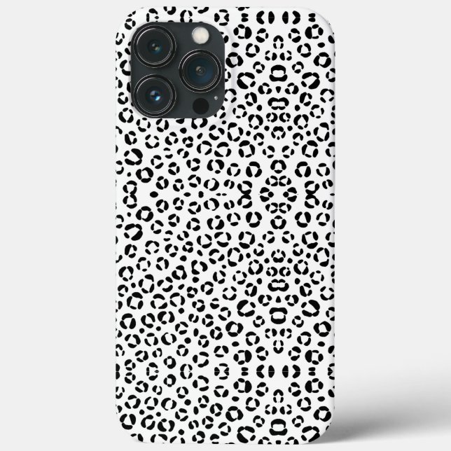 Impressão Animal em Preto e Branco (Verso)