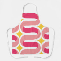 Impressão Apron All-Over, Médio