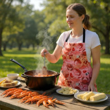Impressão Apron de produtos do mar espetacular