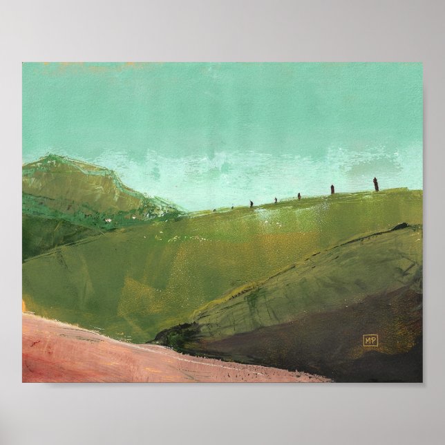 Impressão artística de paisagem rural (Frente)