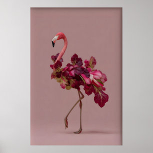 Impressão Artística de Salada de Flamingo – Botâni