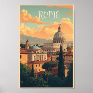 Impressão artística do Coliseu de ROMA