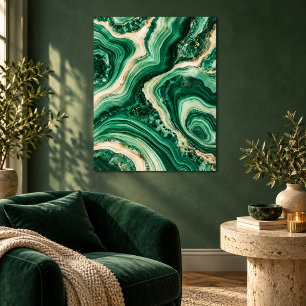Impressão Artística Malachita Riverfold