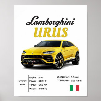 Impressão Automotiva de Luxo | Super SUV Urus Ital