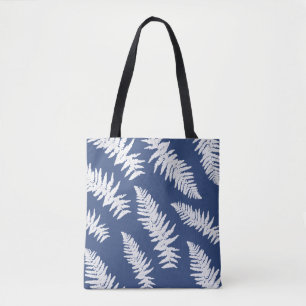 Impressão Azul de Tote Indigo Fern