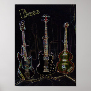 Impressão baixo de néon