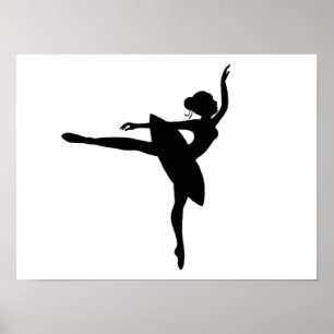 Impressão bonito da bailarina