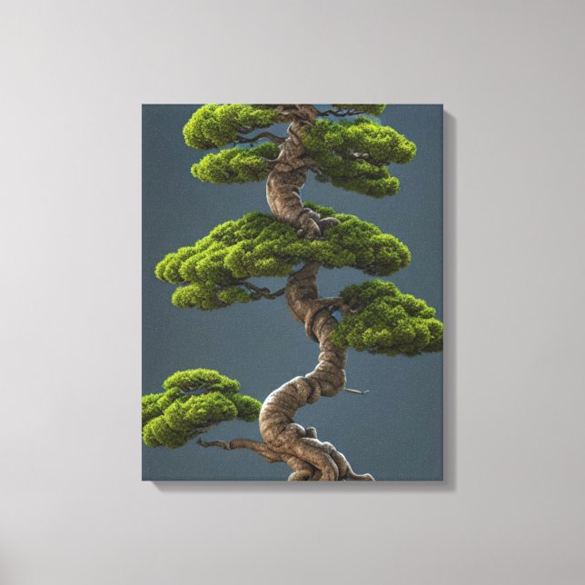 Impressão Bonsai Canvas (Frente)