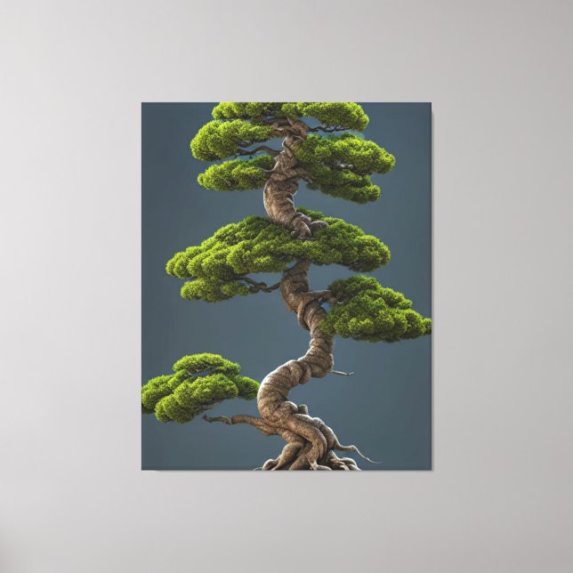 Impressão Bonsai Canvas (Frente)